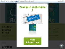 Tablet Screenshot of cleantechbusinessangels.com